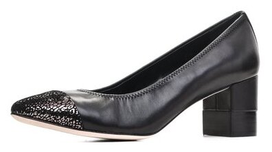 Туфли  Vaneli, натуральная кожа, полнота 5, размер 11, черный