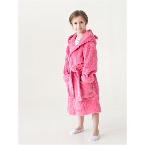 фото Халат домашний, р-р 134-146, малиновый fun.tusa