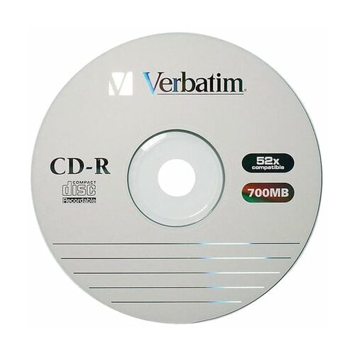 Диск CD-R VERBATIM 700 Mb 52х в конверте