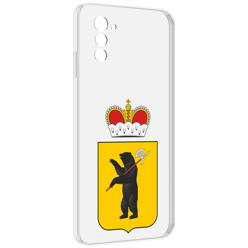Чехол MyPads герб-ярославская-область для UleFone Note 12 / Note 12P задняя-панель-накладка-бампер