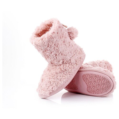 Домашние сапожки детские розовые Pettimelo G - 144, размер 35 (22-22.5 см)