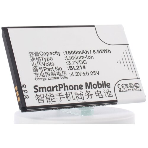 Аккумуляторная батарея iBatt 1600mAh для Lenovo A308T, A278T, A318T, A380e, A365E, A385E