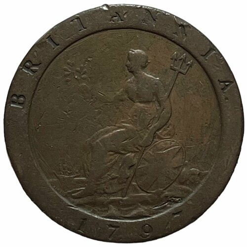 Великобритания 1 пенни 1797 г. (Лот №2)