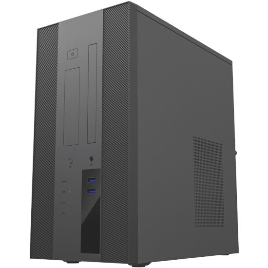 Корпус Powerman EK303BK Mini-ITX USB3.0 без БП 6154423, Black