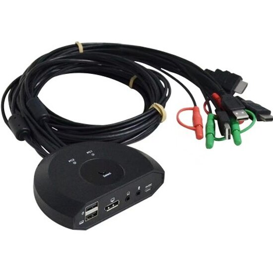 Переключатель Ks-is KVM KS-767 HDMI, Audio, USB x 2