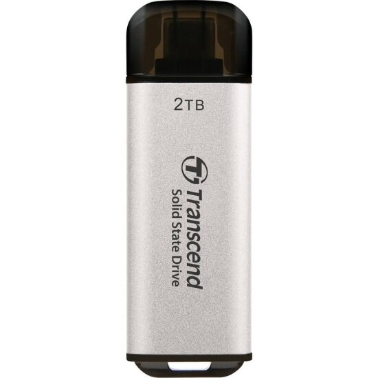 Внешний накопитель SSD Transcend TS2TESD300S 2TB USB-C 3.2 Gen 2 Серебряный (TS2TESD300S)