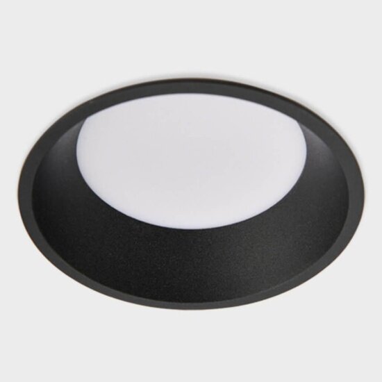 Точечный встраиваемый светильник Italline IT06-6013 black 4000K - фото №1