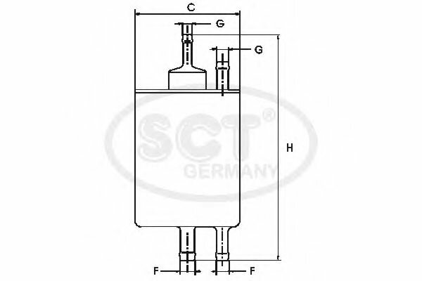 Фильтр топливный SCT Germany ST 711