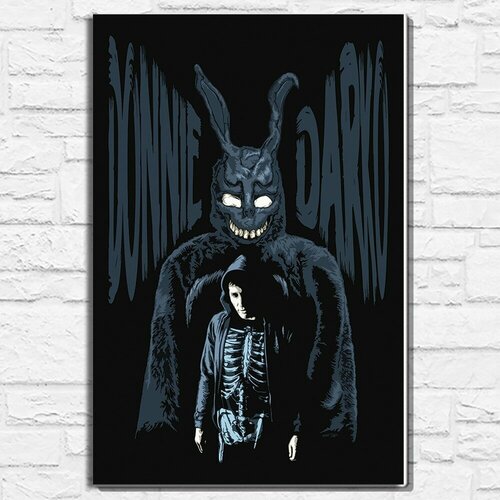 Картина по номерам на холсте фильм Донни Дарко (Donnie Darko, ужасы) - 15055 В 60x40