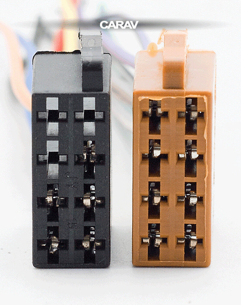 ISO - евро разъем питание + акустика CARAV 12-001