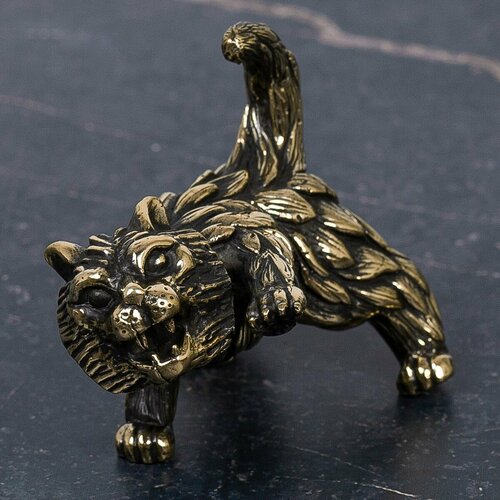 Статуэтка скульптура Кот Манул бронзовая 4415153 2900₽