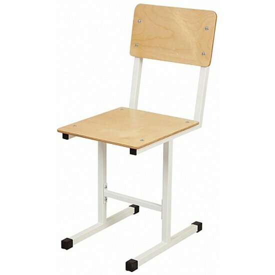 фото Стул POLINI kids City S Ученик 6 группы белый-дуб пастельный