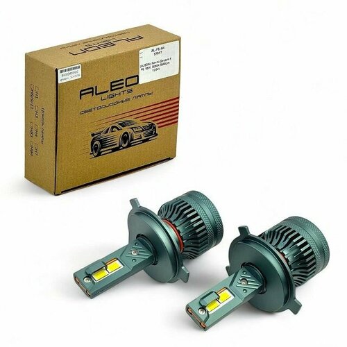 Светодиодные лампы H4 F6 50W 6000K 5500Lm 12/24V