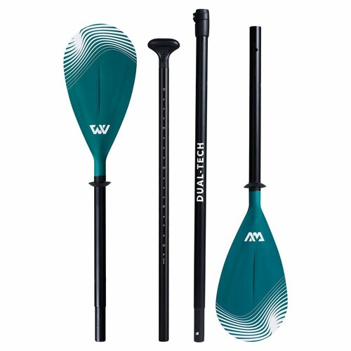 Весло для SUP-доски или каяка Aqua Marina DUAL-TECH 2-в-1 для SUP-доски 175-220 см/каяка 236см регулируемое, изготовлено из алюминия(B0304614) весло для sup доски