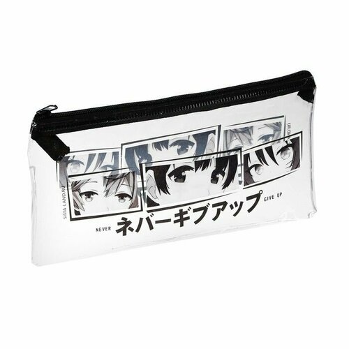 Пенал мягкий 1 отделение 95 х 205 мм плоский ПВХ Аниме 500₽