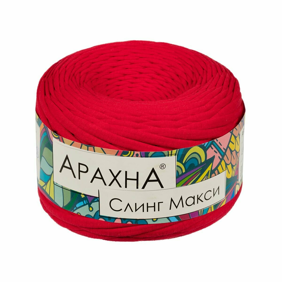 Пряжа ARACHNA Sling Maxi 100% хлопок 4 шт. х 300 г, 100 м №15 красный