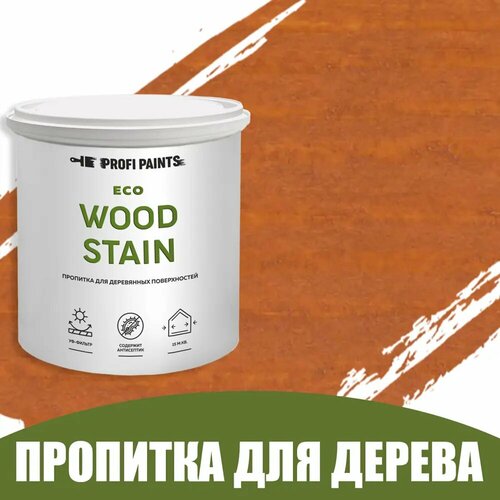 Пропитка для дерева с воском для наружных работ Profipaints Eco Wood Stain 0.9л Мед