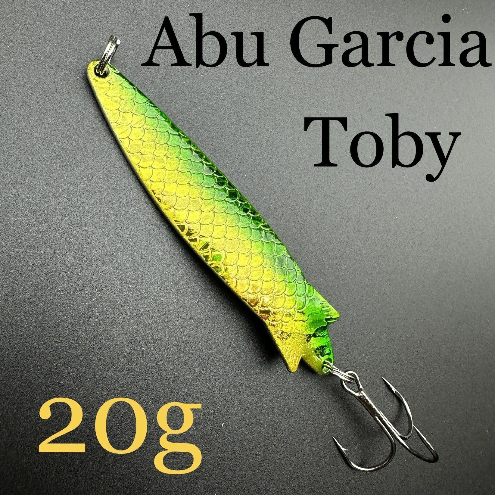 Блесна для рыбалки Abu Garcia Toby 20g на щуку, кумжу, семгу, лосось