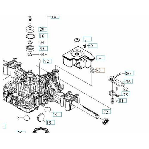 Уплотнительное кольцо Husqvarna 5854694-01