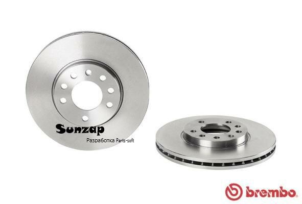 BREMBO 09.7629.10 Диск тормозной передн OPEL: ASTRA G хечбэк 98-05, ASTRA G кабрио 01-05, ASTRA G купе 00-05, ASTRA G седан 98-05, ASTRA G универсал 98-04, ASTRA G фургон 99-05,