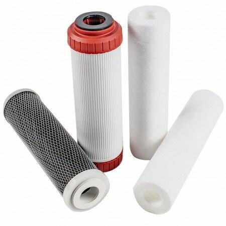 фото Комплект сменных картриджей К-3 антижелезо для очистки воды, под кухонную мойку