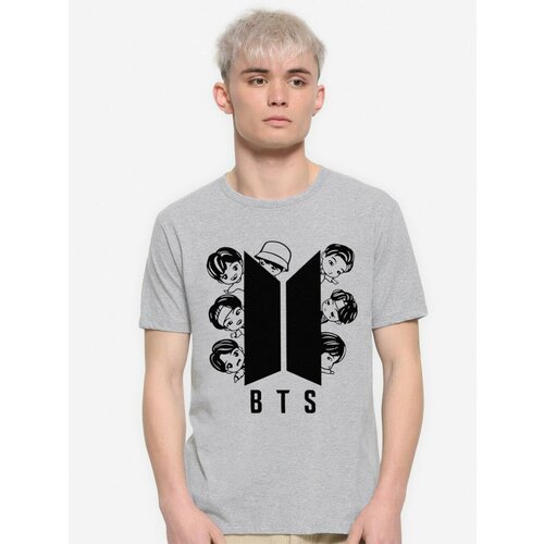 Футболка Design Heroes, размер 2XL, серый