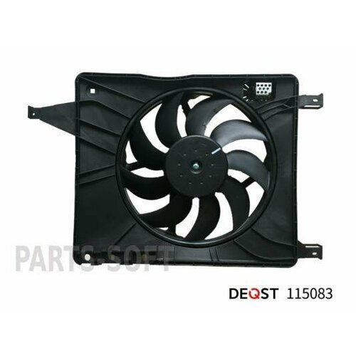 DEQST 115083 Электровентилятор NISSAN QASHQAI J10 0207- 115083 10280₽
