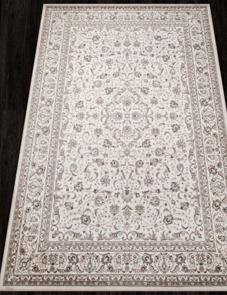 Ковер F014 - CREAM-L. BLUE - Прямоугольник - коллекция VALENCIA DELUXE (2 х 3 м)