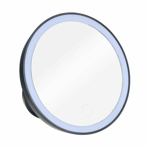 Зеркало с LED-подсветкой 4xAAA USB-провод пластик стекло d15 см 599₽