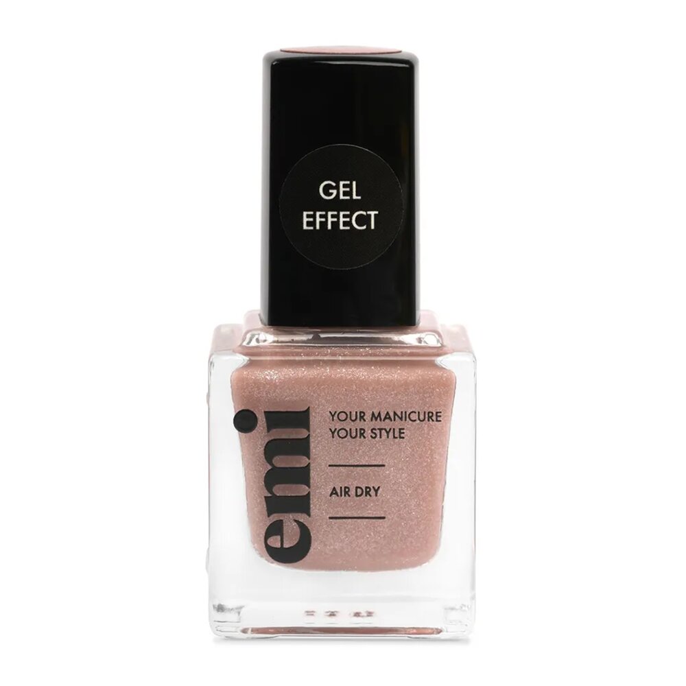 E.MI 161 лак ультрастойкий для ногтей, Розовый брют / Gel Effect 9 мл - фото №7