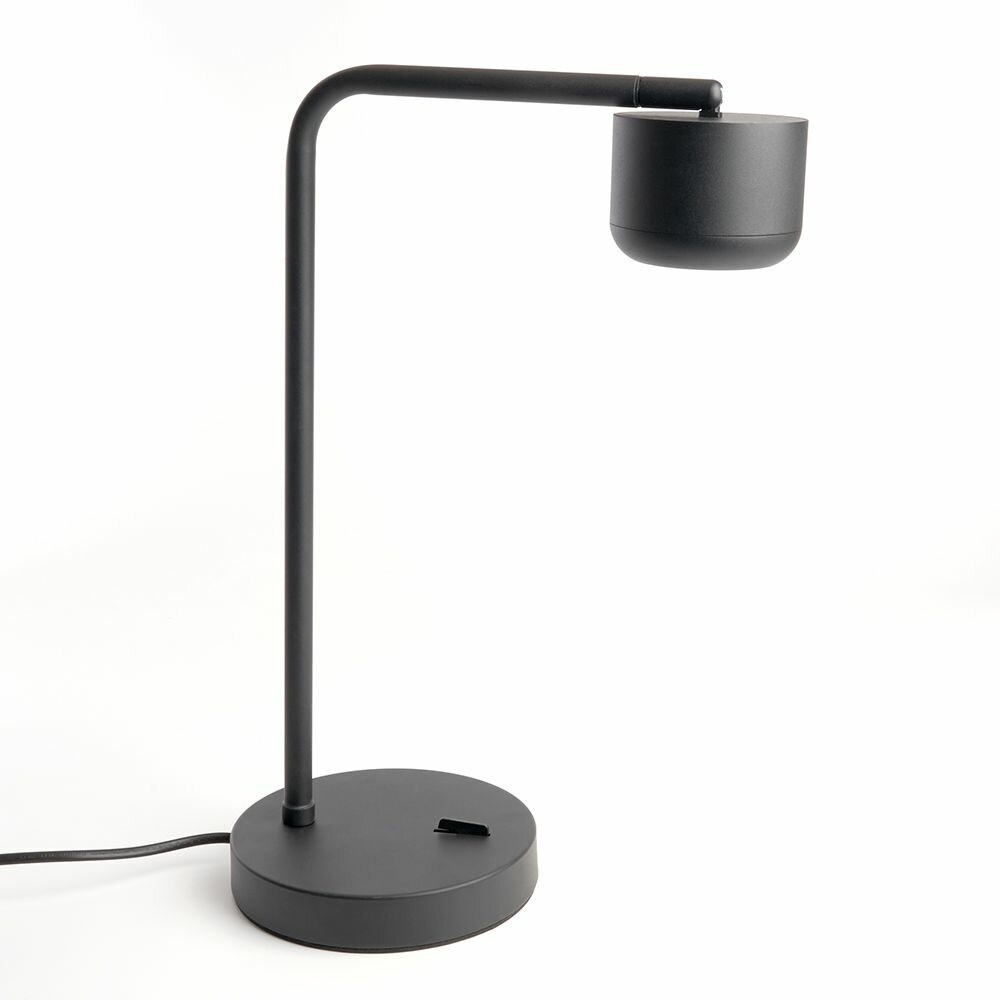 Настольная лампа Feron DE365 W150xL275xH387 мм GX53 цвет черный, арт. 48404