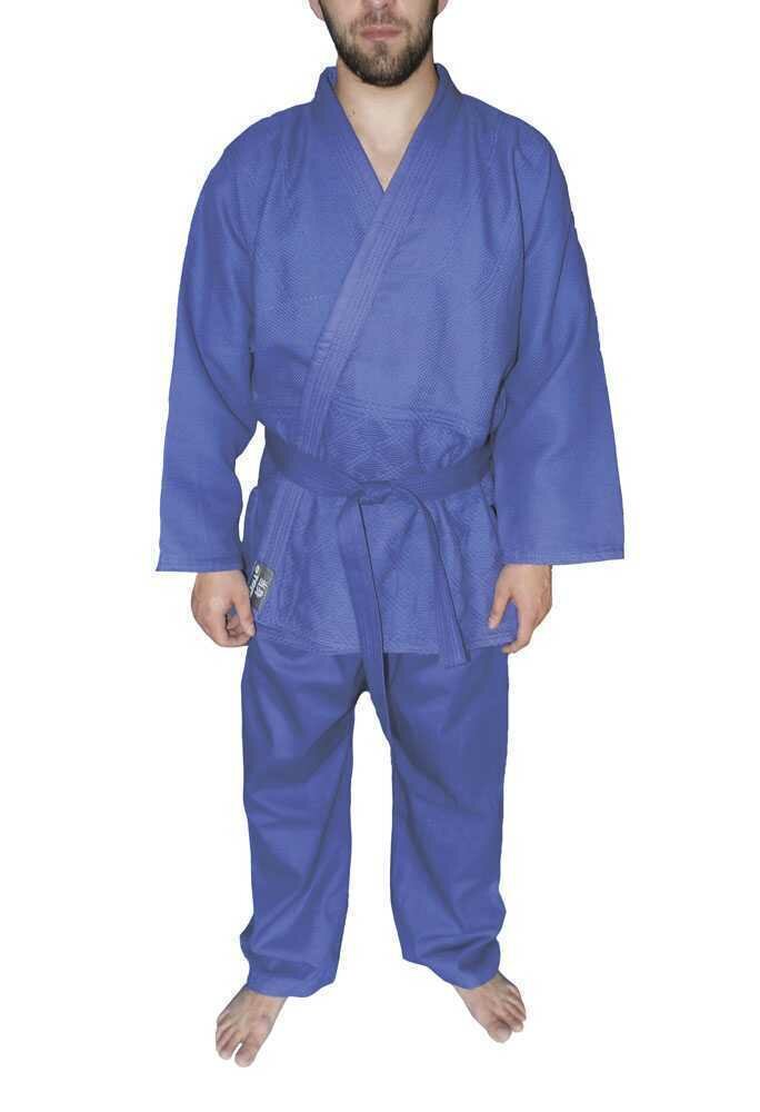 Кимоно для дзюдо, синее, плотность 625 гр/м2, размер 48-50/170, AX7