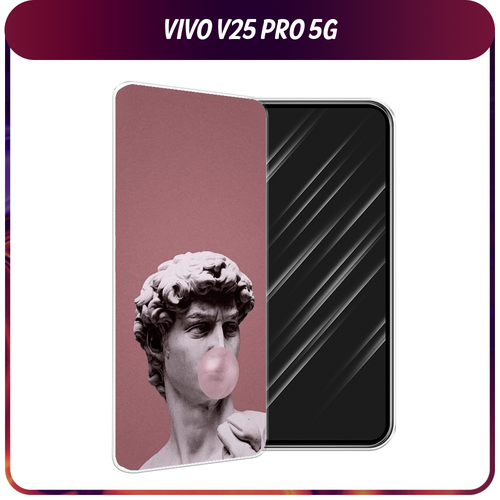 Силиконовый чехол на Vivo V25 Pro 5G / Виво V25 Про 5G Modern David силиконовый чехол с принтом advice для vivo v25 pro 5g виво в25 про