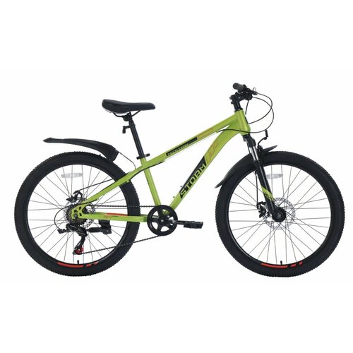 Велосипед горный TT Storm 24х13 зеленый 2024 24870₽