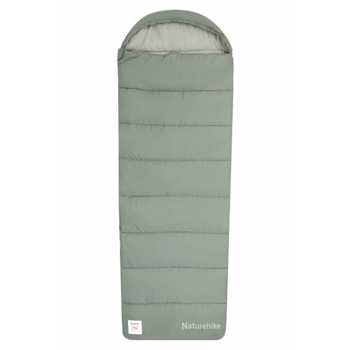 Спальник Naturehike Envelop Washable Cotton Sleeping Bag With Hood M400 Right Zipper Grey