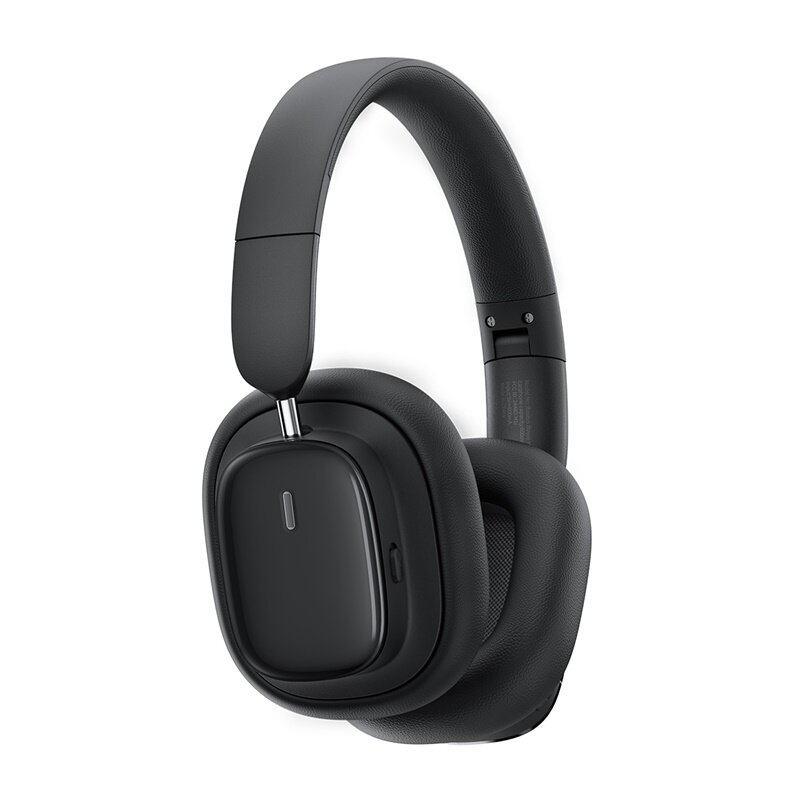 Наушники Baseus Наушники Baseus Bowie H1i Noise-Cancellation Wireless Headphones Cluster Black (A00050402113-00) — фото 1