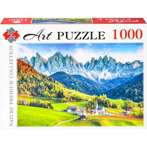 Пазл для взрослых Artpuzzle 1000 деталей: Италия. Деревня Санта-Магдалена пазл рыжий кот 1000 деталей котята на книжной полке