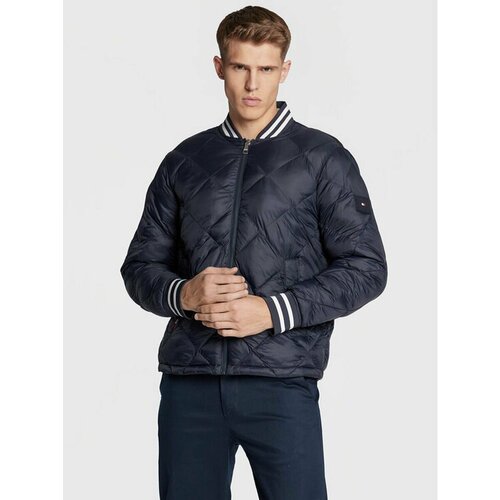 Куртка TOMMY HILFIGER, размер XL [INT], синий бомбер lmc classic wool varsity размер m черный