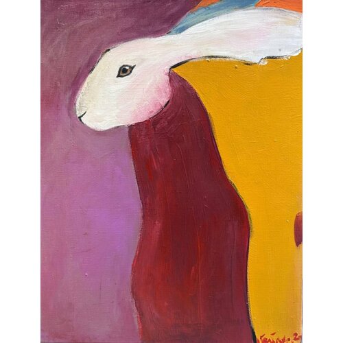 DARIA GEILER Картина для интерьера Дарьи Гейлер Зайка 40х50 см 9990₽