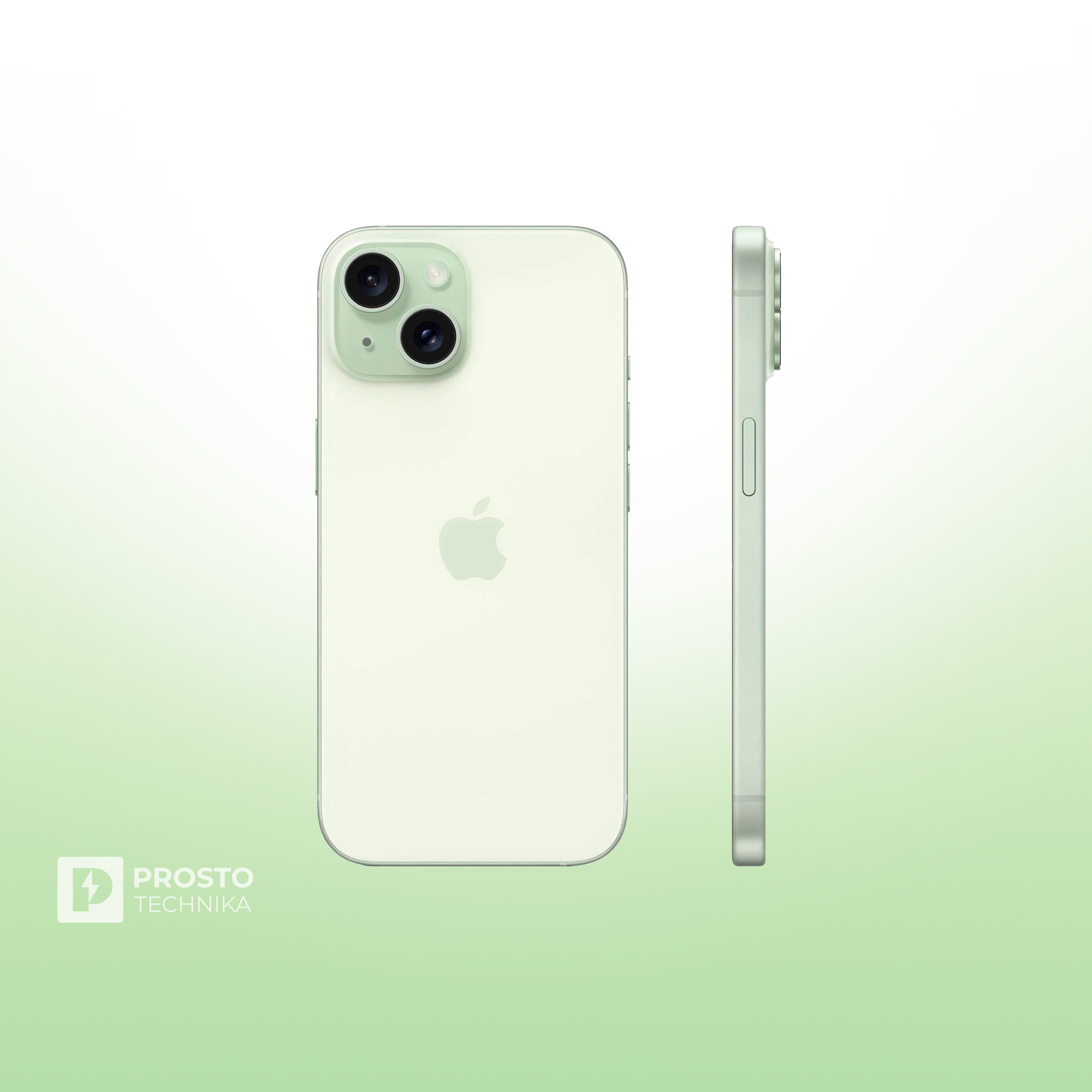 Смартфон Apple iPhone 15 128 ГБ, Dual: nano SIM + eSIM, зелeный — фото 1