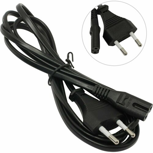 Кабель питания IEC 320 C7 Exegate Special PCN-1.8S 6А 0.5мм2