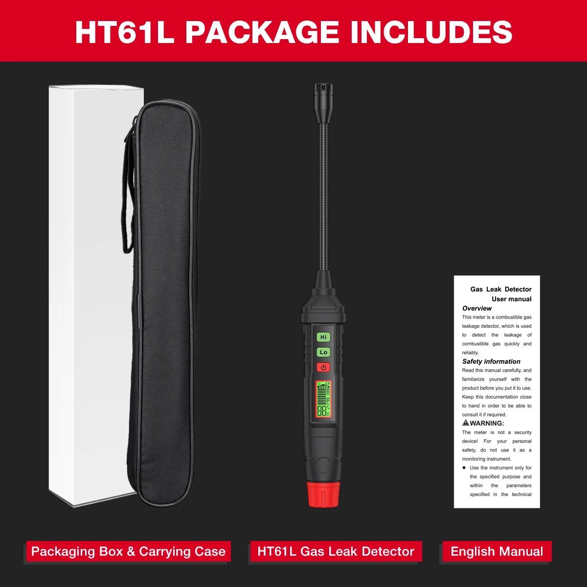 Газоанализаторы Газоанализатор Habotest HT61L, HT61L