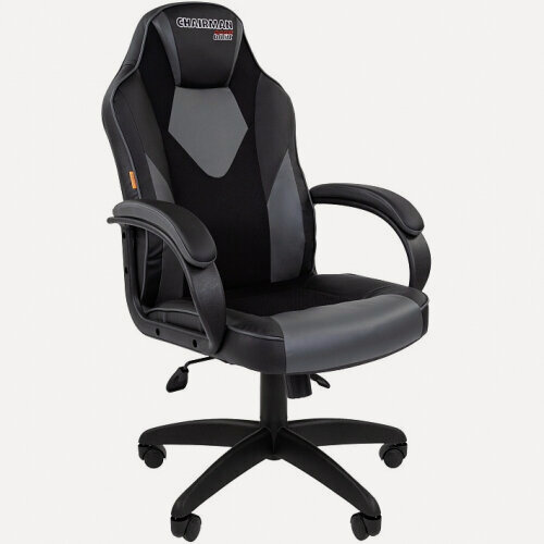 Изображение товара Кресло геймерское Chairman game 17 Россия экопремиум черный/серый