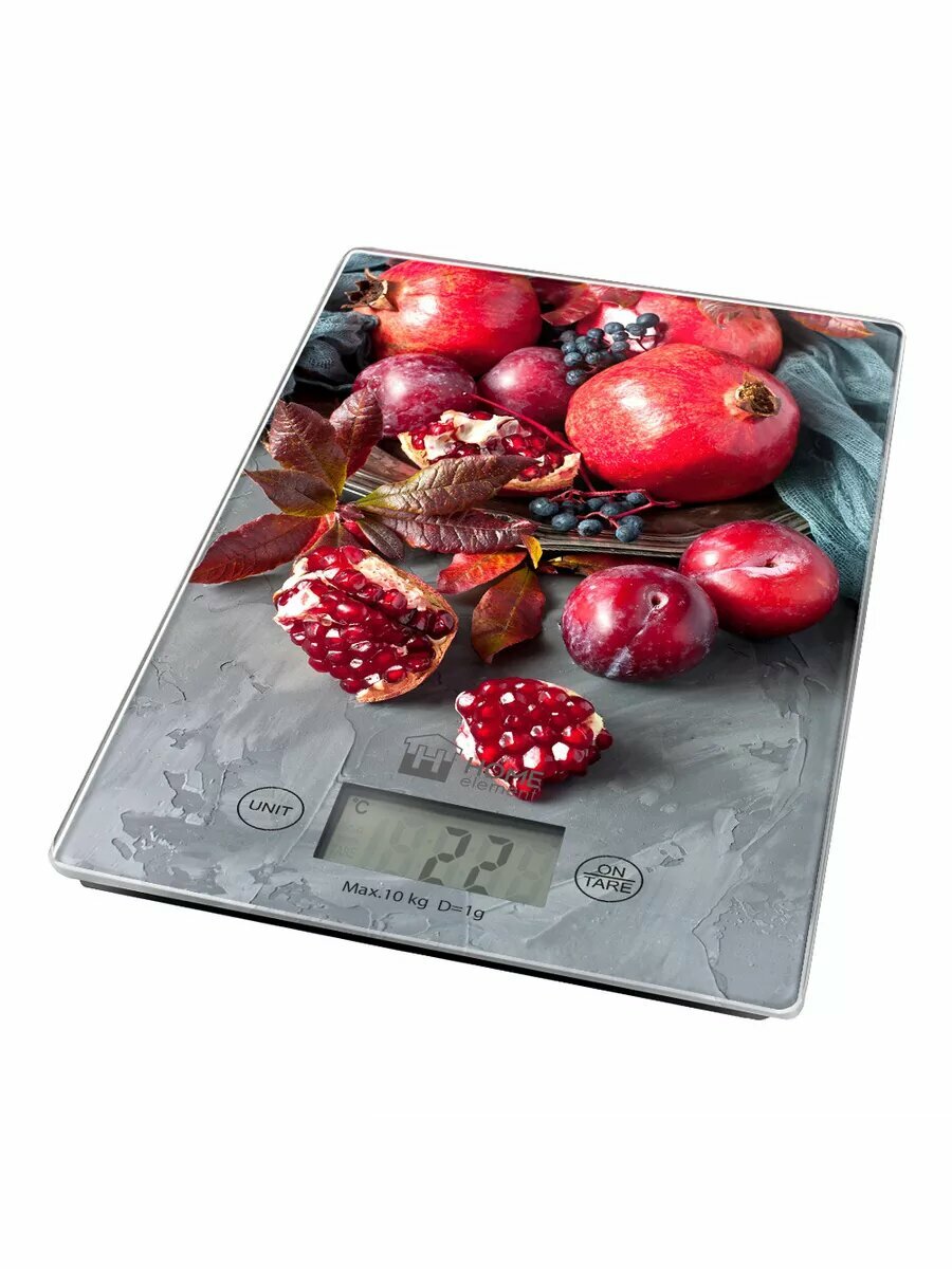 Весы кухонные HOME ELEMENT HE-SC935 сочный гранат