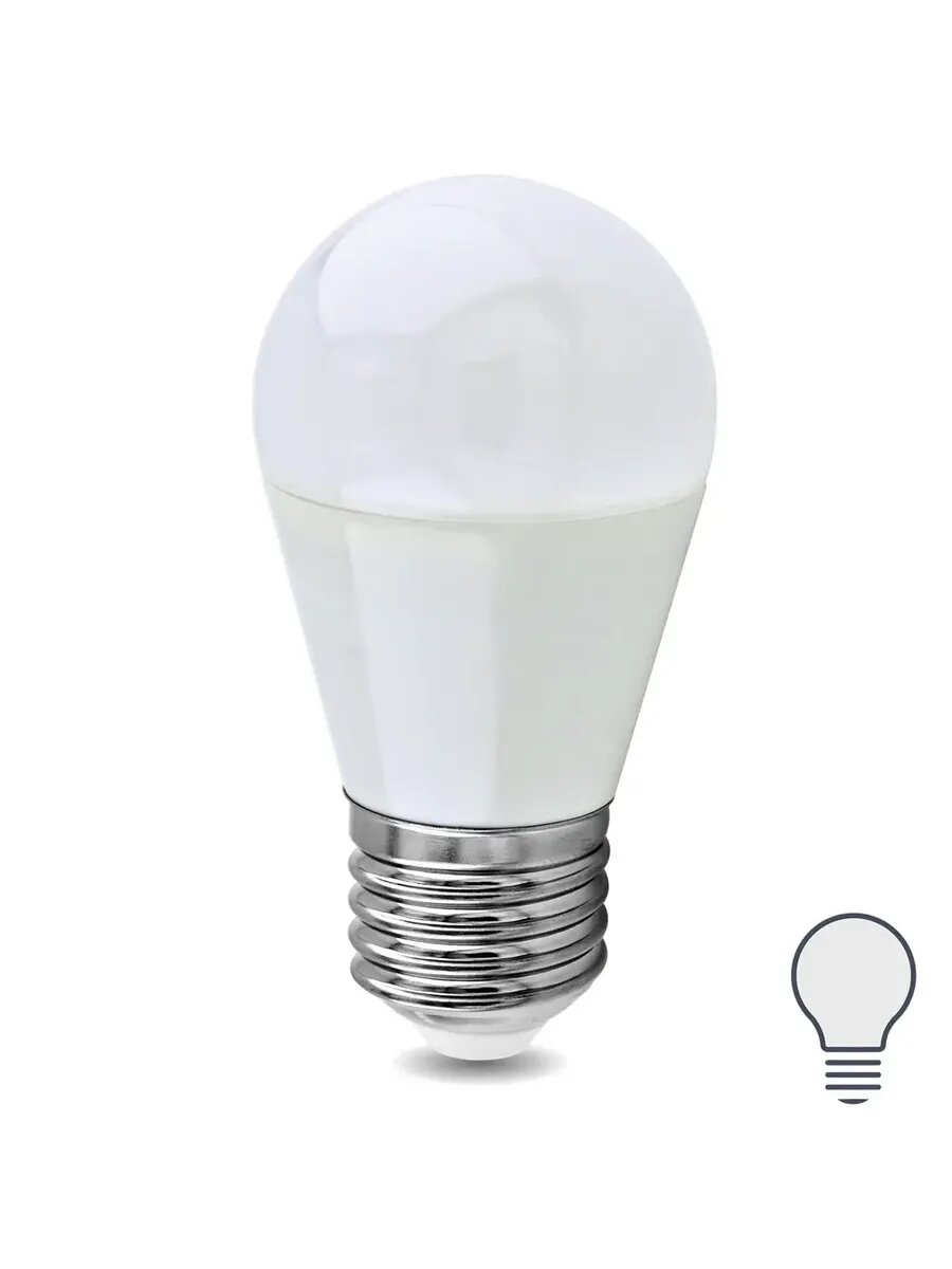 Лампа светодиодная E27 10 Вт шар 1000 лм белый свет