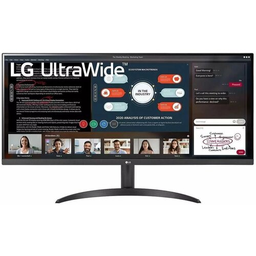 Монитор 34 LG 34WP500-B Black IPS 2560x1080 75Hz 5 ms 30690₽