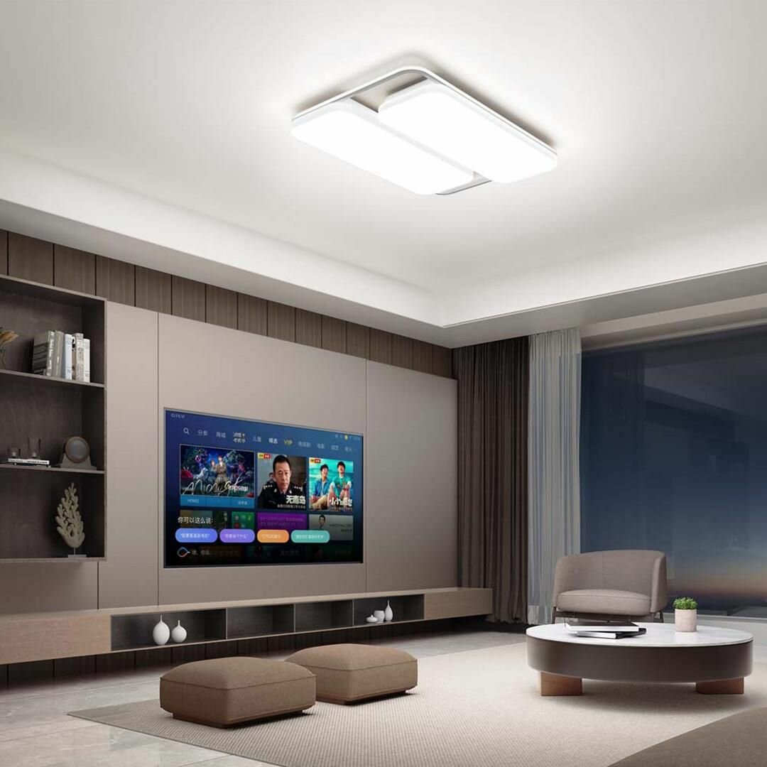 Картинки Умный потолочный светильник Xiaomi Mjiia Smart ceiling light PRO Версия для гостиной 140W 10000lm Ra95 2700K-6000K Анти-синий свет RG0(Mihome APP), Белый