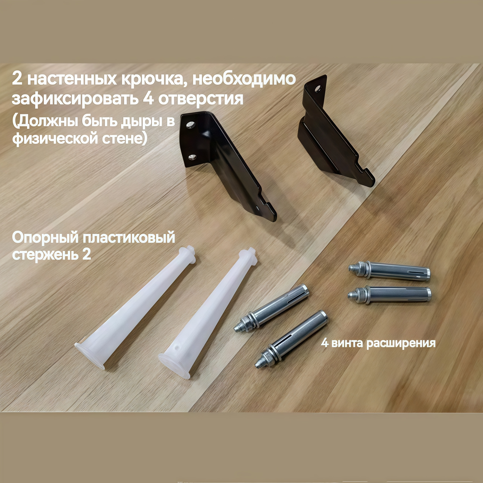 Кронштейн grossag, для сушильных машин, алюминий, серый металлик, 1 шт