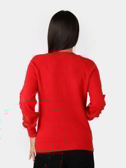 Свитер размер One Size, , красный — фото 1