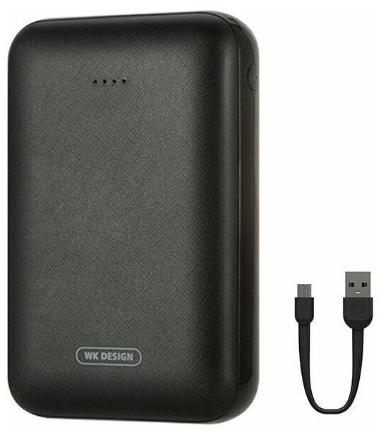 Power Bank 10000 mAh WK Mini WP-067 Black